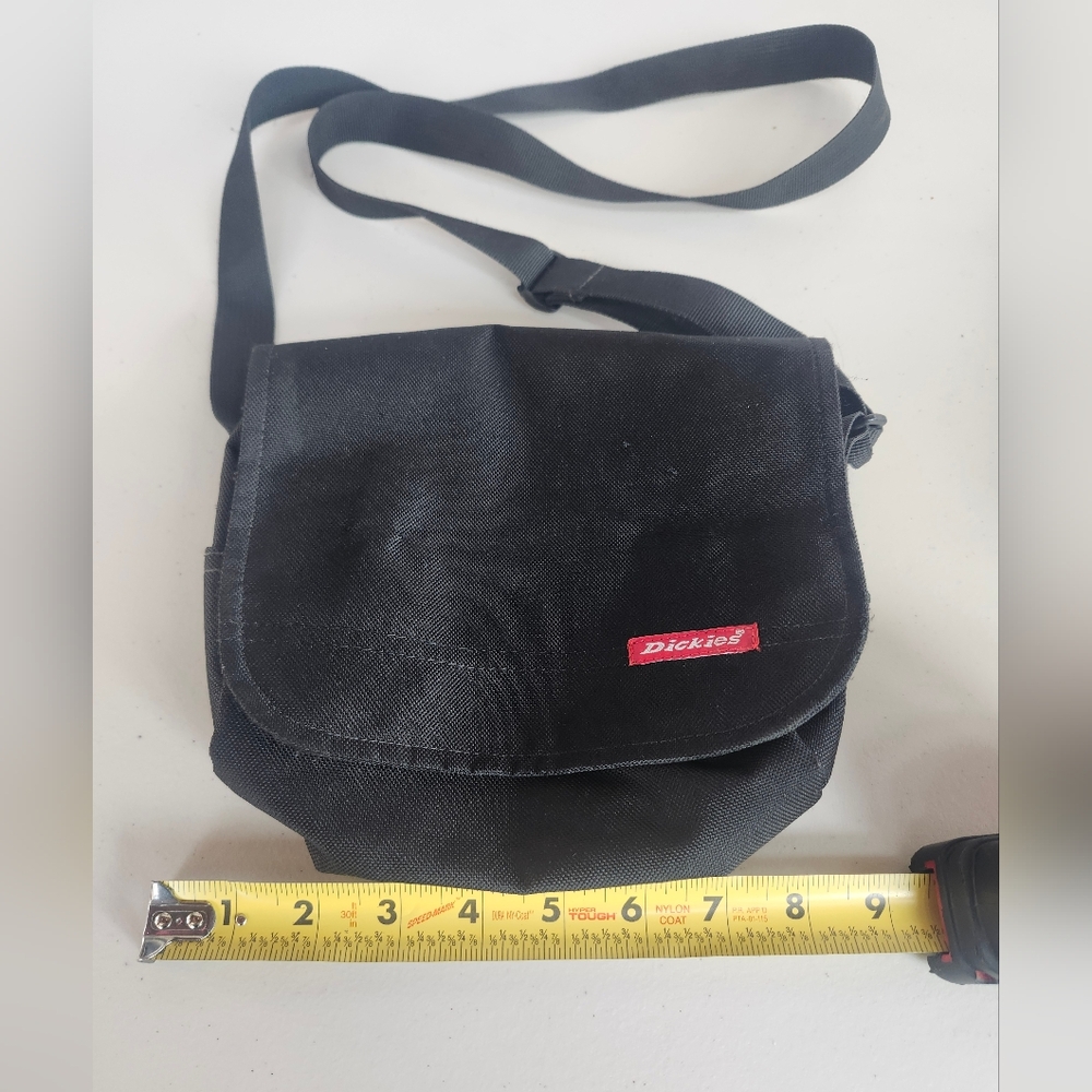 Dickies Small Black Crossbody Messenger Bag Vintage early 2000s Preowned